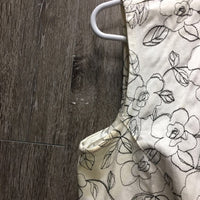 Hvy Sleeveless Show Shirt, embroidered *gc/fair, armpit & collar stains, curled edges, older
