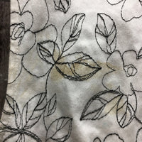 Hvy Sleeveless Show Shirt, embroidered *gc/fair, armpit & collar stains, curled edges, older
