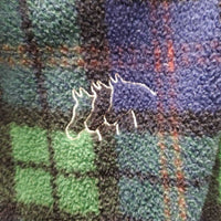 Hvy Fleece Vest, Zipper *gc/fair, clumpy, hairy, stretched pockets, rubs, older, frayed tag
