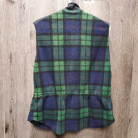 Hvy Fleece Vest, Zipper *gc/fair, clumpy, hairy, stretched pockets, rubs, older, frayed tag
