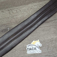 Stiff Synthetic Leather Girth, 1x els *vgc, older, mnr hair, dirt, rubs & scuffs, clean
