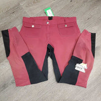 Full Seat Breeches *gc, faded, mnr puckers, snags, threads, stains, rubs, pills
