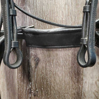 Padded Dressage Bridle, Wide Crank *like new, NO Browband, NO Flash, clean
