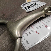 Hvy Thick Eggbutt Snaffle Bit *gc/fair, older, Loose hinges, chewed, mnr dirt, oxidization, stains