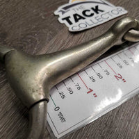 Hvy Thick Eggbutt Snaffle Bit *gc/fair, older, Loose hinges, chewed, mnr dirt, oxidization, stains
