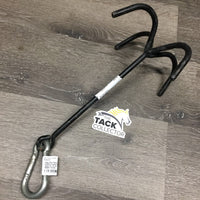 4 Prong Hanging Tack Hook, Caribiner *gc, scrapes, slices, dings, rough, chips