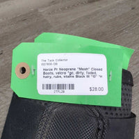 Pr Neoprene "Mesh" Closed Boots, velcro *gc, dirty, faded, hairy, rubs, stains
