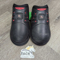 "Flex Tech" Air Hind Boots, tabs *gc, mnr dirt, fadeding, scratches, residue, scrapes
