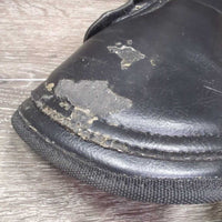 Pr Closed Boots, velcro *gc/fair, dirty, peeling, hairy, rubs
