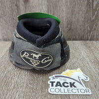 1 ONLY No Turn Bell Boot, velcro *gc/fair, dirt, scuffs, rubs, holey edge, frays, knick
