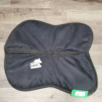 Memory Foam Half Pad, 1x piping *vgc, mnr dirt, hair, faded, rubs, puckers
