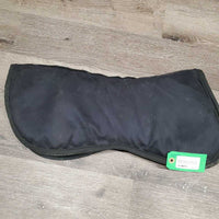 Memory Foam Half Pad, 1x piping *vgc, mnr dirt, hair, faded, rubs, puckers
