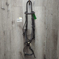 FS Rsd Padded Figure 8 Bridle *vgc/gc, clean, rubs, residue, vetwrapped chin
