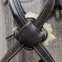 FS Rsd Padded Figure 8 Bridle *vgc/gc, clean, rubs, residue, vetwrapped chin
