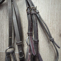 FS Rsd Padded Figure 8 Bridle *vgc/gc, clean, rubs, residue, vetwrapped chin
