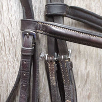 FS Rsd Padded Figure 8 Bridle *vgc/gc, clean, rubs, residue, vetwrapped chin
