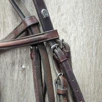 Rsd Bridle *gc, older, mnr dirt, faded, stains, rubs, dents & scraped edges
