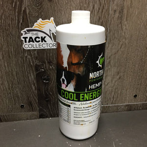 Hemp Cool Energy *almost full, mnr stains/residue, squished bottle