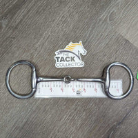 Thin Eggbutt Snaffle Bit *vgc, clean, scratches, mnr stains
