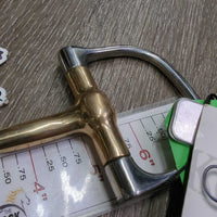 Thin D Ring Snaffle Bit, tags *new
