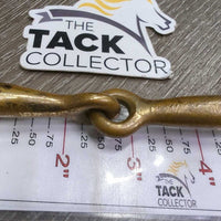 Thin D Ring Snaffle Bit *gc, stains, clean, faded, rubs, scuffs, scrapes, chews
