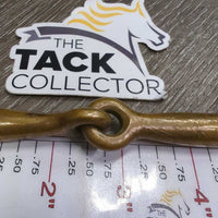 Thin D Ring Snaffle Bit *gc, stains, clean, faded, rubs, scuffs, scrapes, chews
