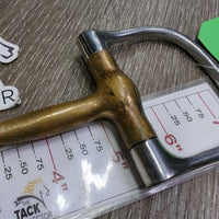 Thin D Ring Snaffle Bit *gc, stains, clean, faded, rubs, scuffs, scrapes, chews
