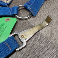 Nylon Halter, snap *gc, clean, older, stains, BROKEN snap, faded, rubs
