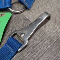 Nylon Halter, snap *gc, clean, older, stains, BROKEN snap, faded, rubs

