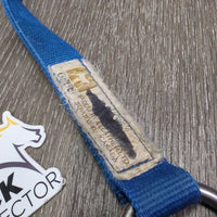 Nylon Halter, snap *gc, clean, older, stains, BROKEN snap, faded, rubs
