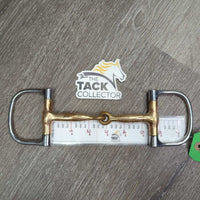 Thin D Ring Snaffle Bit *gc/fair, clean, peeled, scrapes, stains & rubs
