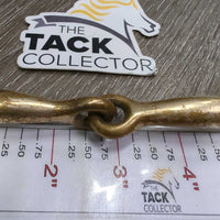 Thin D Ring Snaffle Bit *gc/fair, clean, peeled, scrapes, stains & rubs
