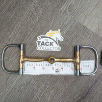 Thin D Ring Snaffle Bit *gc/fair, clean, peeled, scrapes, stains & rubs
