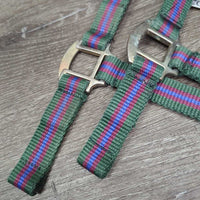 Nylon Halter, adj *gc, missing chin strap & hardware, clean, snags, fading
