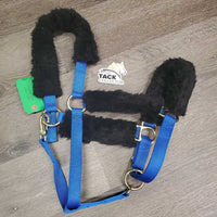 Nylon Halter, adj, 4 fleeces (crown, cheeks, nose) *xc, clean, mnr hair
