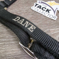 Thick Nylon Halter - Bridle, adj, Browband *NO Cheeks, NO Throat, older, clean, mnr rubs & frays
