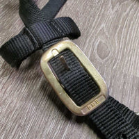 Thick Nylon Halter - Bridle, adj, Browband *NO Cheeks, NO Throat, older, clean, mnr rubs & frays
