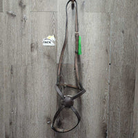 Flat Figure 8 Noseband *vgc, stiff, dry, dusty, twists
