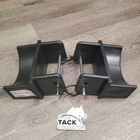 2 Reversible Plastic Jump Cups, 2 pins, string *new, scuffs
