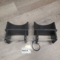 2 Reversible Plastic Jump Cups, 2 pins, string *new, scuffs