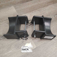 2 Reversible Plastic Jump Cups, 2 pins, string *new, scuffs