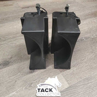 2 Reversible Plastic Jump Cups, 2 pins, string *new, scuffs