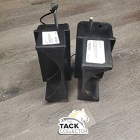 2 Reversible Plastic Jump Cups, pins, string *vgc, bent pin, dirt, scuffed