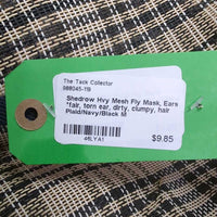 Hvy Mesh Fly Mask, Ears *fair, torn ear, dirty, clumpy, hair
