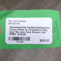 Padded Monocrown Crown Piece & Throatlatch Only, bag *like new
