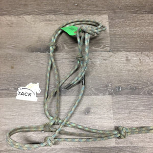 #95 - Thick Stiff Nylon Rope Hlater *gc, dirt, faded, stiff, rubs, snags, frays