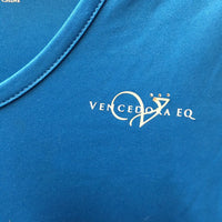 LS V Neck Shirt *gc, mnr snags, pit stains, peeling text