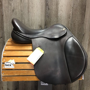 17" *XW 7" Black Country All Purpose, 2 Billet Guards, Wool Flocking, Front & Rear Gusset Panels, Lg Front Pencil Blocks, Flaps: 14"L x 13"W Serial #: 17 18572