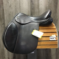17" *XW 7" Black Country All Purpose, 2 Billet Guards, Wool Flocking, Front & Rear Gusset Panels, Lg Front Pencil Blocks, Flaps: 14"L x 13"W Serial #: 17 18572