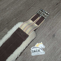 Nylon Web, Fleece Lined, 2x els, D Ring *gc, clean & dirty, mnr hairy, clumpy & stretched elastic
